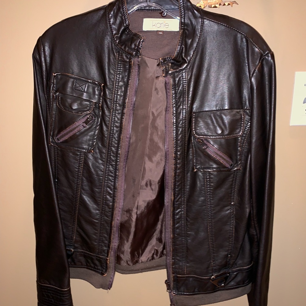 Karlie Faux leather jacket